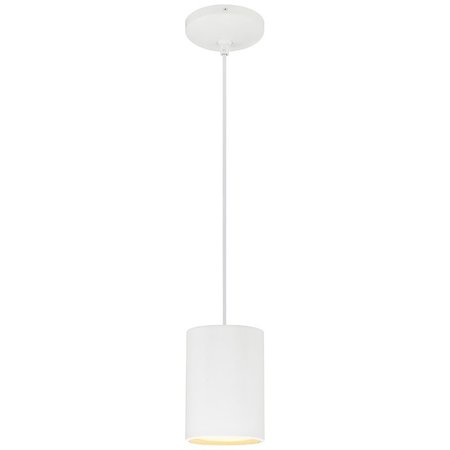 ACCESS LIGHTING Pilson, Pendant, Matte White Finish, Steel 29000-MWH-C